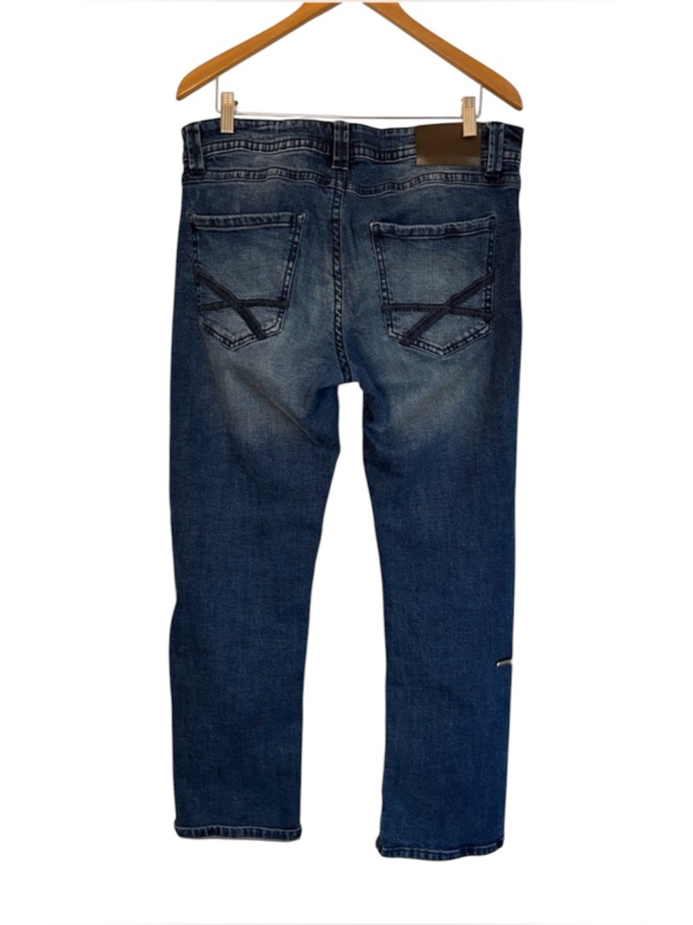 TK Axel Slim Boot Cut Jeans Stretch Denim 5 Pocket Size 34 x 32